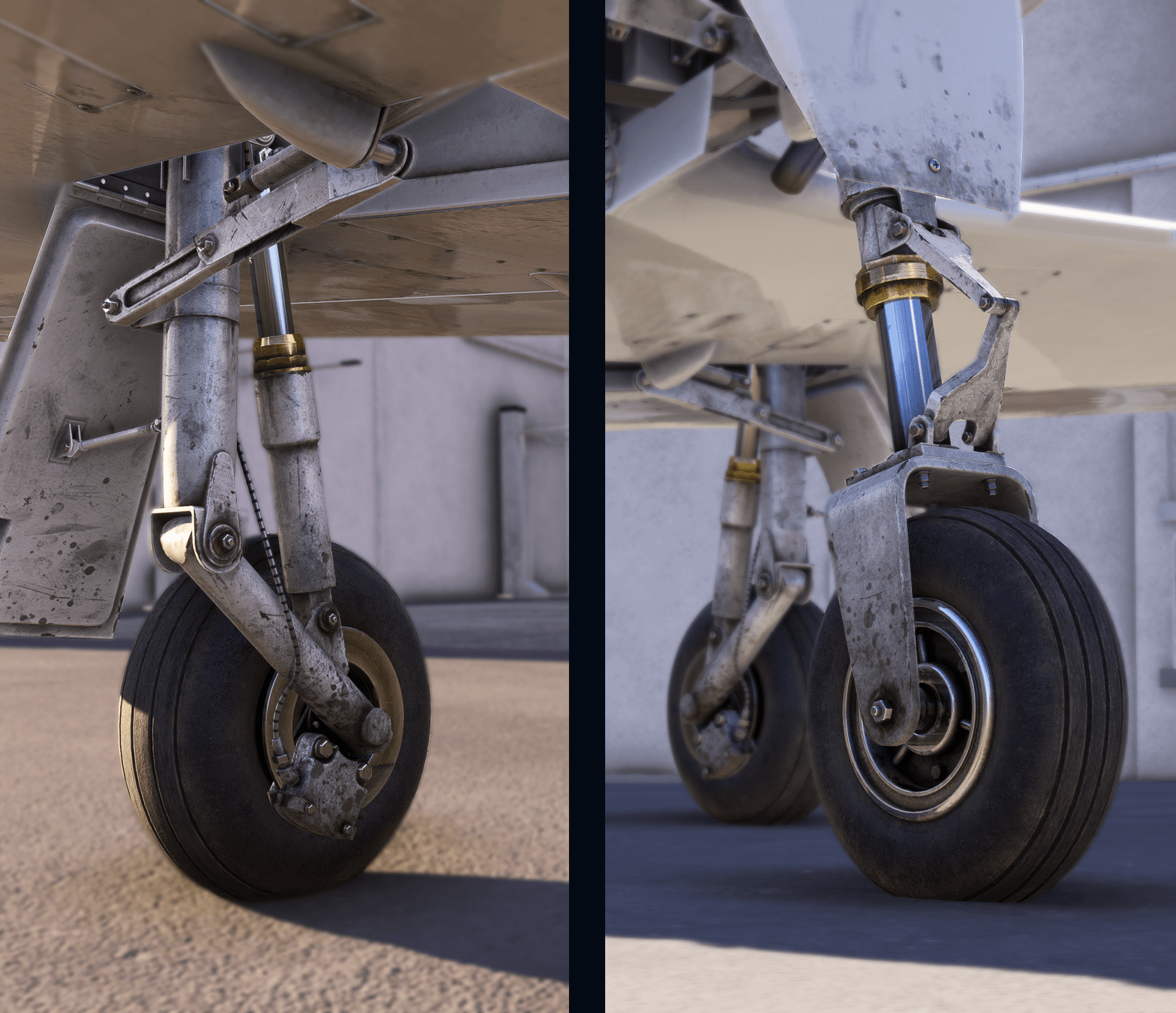 Landing gear, detail